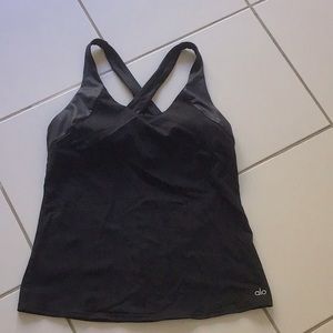 Alo black exercise top